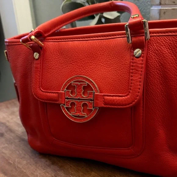 Tory Burch Vibrant Red Satchel - Picture 2 of 13